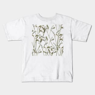 Flowers White Kids T-Shirt